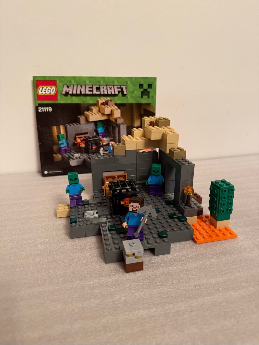 LEGO Retired Minecraft #21119 “The Dungeon” Complete Set